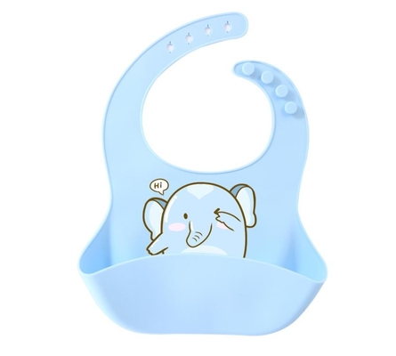 Justierbare Silikon-Baby-Schellfische, Kleinkind-Fütterungsschellfische BPA frei mit Haken-Löchern