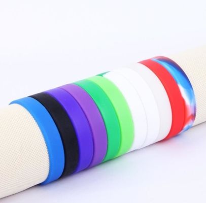 Weiche flexible Silikonkautschuk-Armbänder 202*12*2mm für Basketball-Spieler