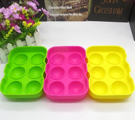 Colorfull-Silikon-Eis-Ball-Formen, Silikon-Eis-Ball-Hersteller FDA 18*12.5*4.8cm