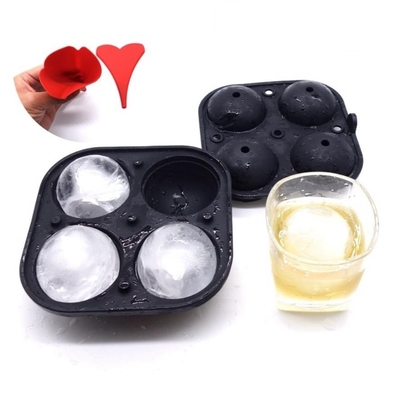 Mini-Diy-Silikon-Eis-Ball-Formen stellten Durchmesser der runden Form-5.6CM für Getränke ein