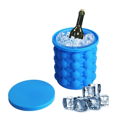 Enorme Silikon-Eis-Würfel-Formen machen kundenspezifische Farben Bucke für abkühlenden Wein ein