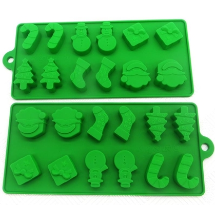 Weihnachtskühle Eis-Würfel-Behälter-Nahrungsmittelsicherer Material-nicht schädlicher Vorratsbehälter