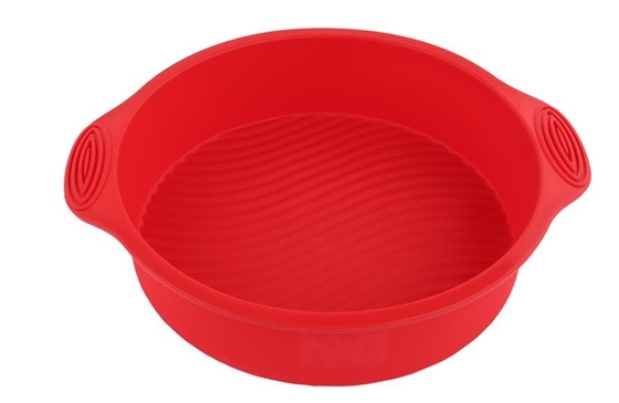 Das 9 Zoll-Silikon-Kuchen formt unzerbrechliches Easile gespeichertes geschmackloses mit Griff