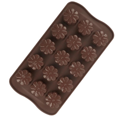 Blumen-formt harte Plastikweihnachtsschokolade Nahrungsmittelsicheres geschmackloses
