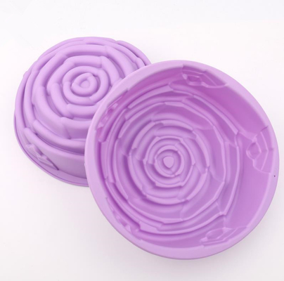 Mittlere Größen-Silikon bakingMolds, Kuchen, der die Formen FDA-gebilligt verziert