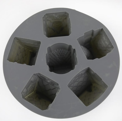 Hohlraum-kleines wiederverwendbares waschbares der Haus-Blick-Hochtemperatursilikon-Form-6