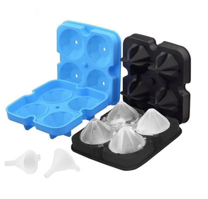 Silikon-Eis-Würfel des Diamant-3D formt 12*12*3.8CM für Getränke