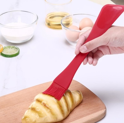 Kochen der weichen Silikon-Löffel-Spachtel, dünne Silikon-Turner-Spachtel-Bürsten-Backen-Werkzeuge