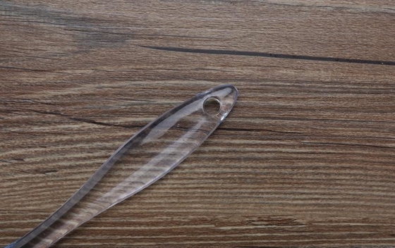 Nahrungsmittelabsolvent-Silikon-Küchen-Geräte, Silikon-Schaber-Spachtel mit transparentem ovalem Griff