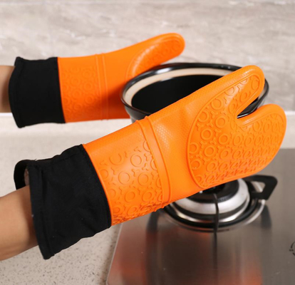 Berufsmikrowellenherd-Silikon-Küchen-Handschuh-Paare Lightweigtht