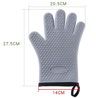 Bäckerei-Silikon Bbq-Handschuhe, flexible Silikonkautschuk-Handschuhe für das Grillen