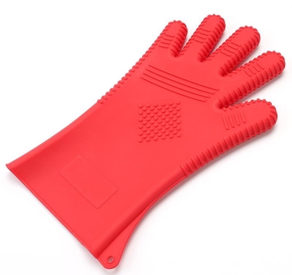 Großer Finger-Art-Entwurf Silikon-Handhandschuhe FDAs fünf für das Kochen