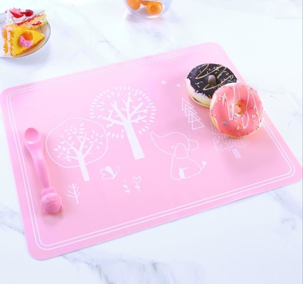 Quadratisches Silikon scherzt Produkt-Matte, Rollable Silikon Placemat-Platte