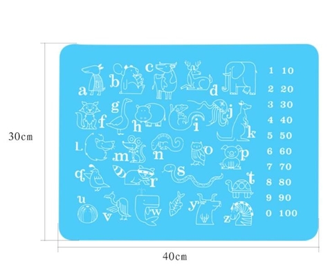 Tierdrucksilikon scherzt Produkt, Kindersilikon Placemat für Kleinkinder