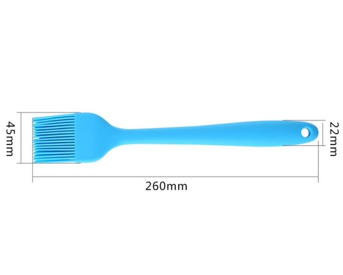 Große Größen volle Nahrungsmittel-Grad-Silikon-Backen-Bürste mit Nylon-insde
