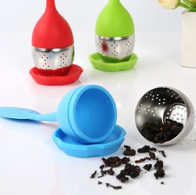Infuser Tee des BAP freies nettes Silikontee infuser Blattform FDA-Silikon