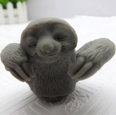 Tierträgheit formte graues freies Farbnahrungsmittelgrad-Silikon-Tee infuser BPA