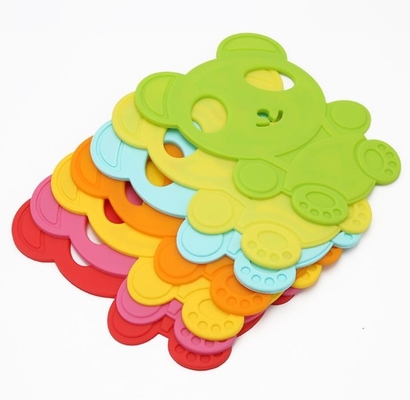 Bärn-Silikon-Küchen-Werkzeuge, hitzebeständige Tabellen-Matten-Isolierkinder frei