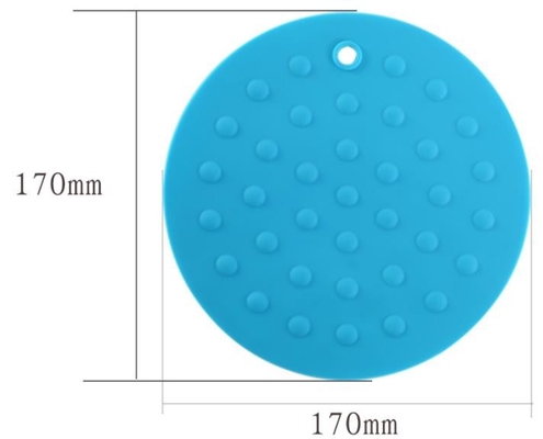 Runde Gummikochgeräte, die geprägte Silikon-Backen-Matte punktiert Art