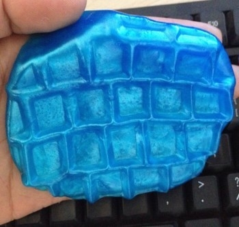17.5*12cm bunte super saubere schleimige Gel-magische Tastatur-Reinigungsmittel