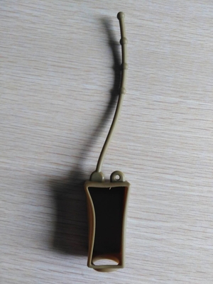 Schwarzer Silikon-Flaschen-Halter der Farbe29ml mit pp.-Flasche für Handdesinfizierer