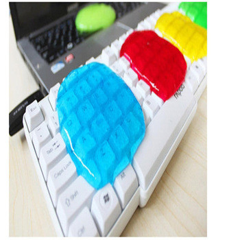 17.5*12cm bunte super saubere schleimige Gel-magische Tastatur-Reinigungsmittel
